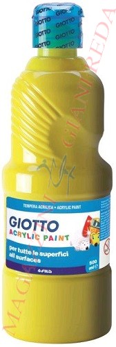 GIOTTO TEMPERA ACRILICA FLACONE ML 500 GIALLO PRIMARIO